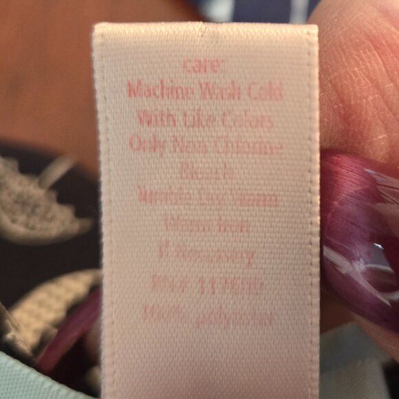 DownEast Casual Women's Flat Collar Umbrella Print Sheer Blouse Size XS - Picture 8 of 8